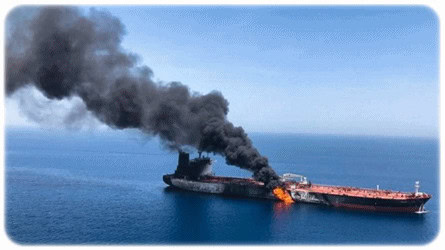 Amerika Syarikat Tuduh Iran Serang Dua Kapal Tangki