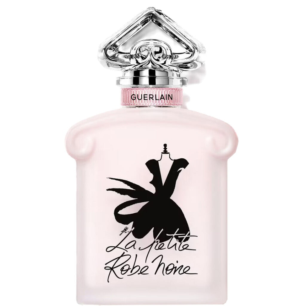 the unique composition of guerlain la petite robe noire l’eau rose eau de parfum