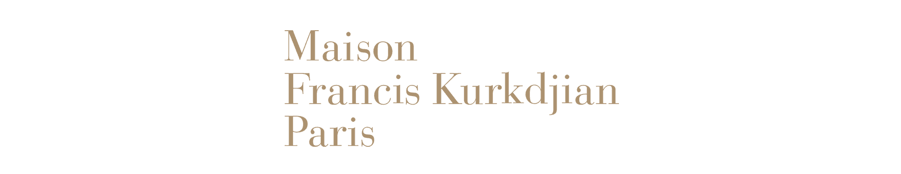 Maison Francis Kurkdjian Brand Logo