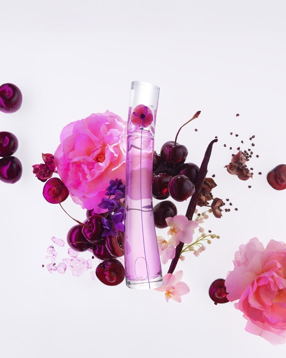 kenzo introduces flower cherry poppy, the newest fragrance in the celebrated flower by kenzo collection 003