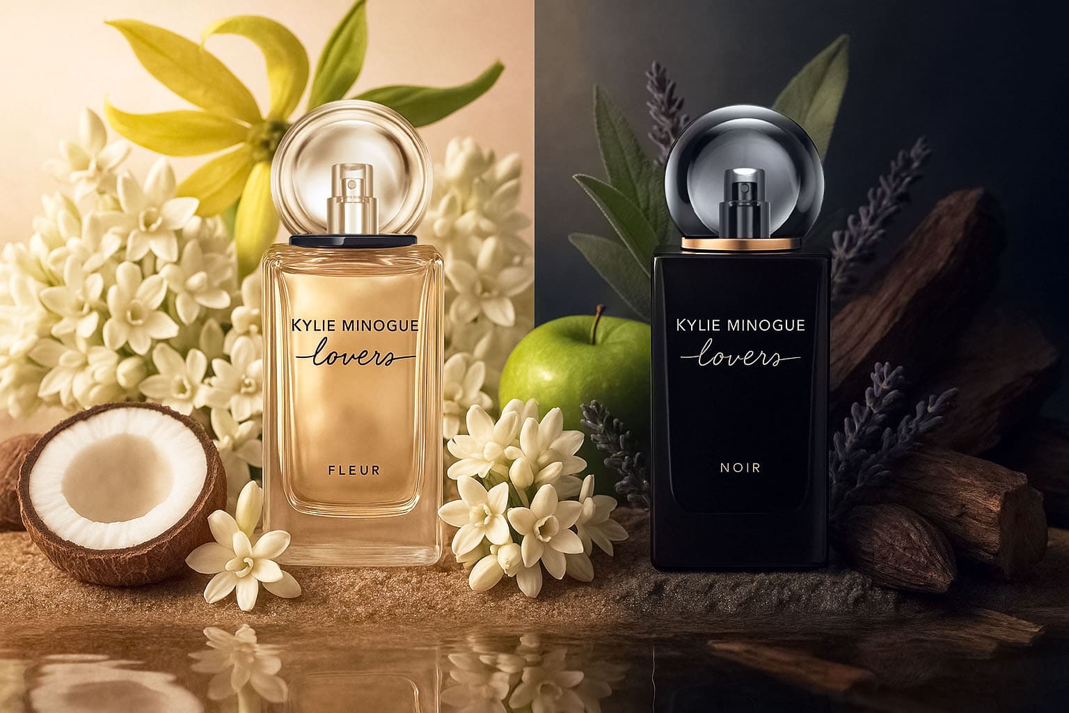 kylie minogue launches the lovers collection a double portrait of passion and intimacy in scent