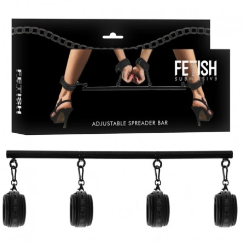 Fetish submissive bondage - barra separadora ajustável 4 peças