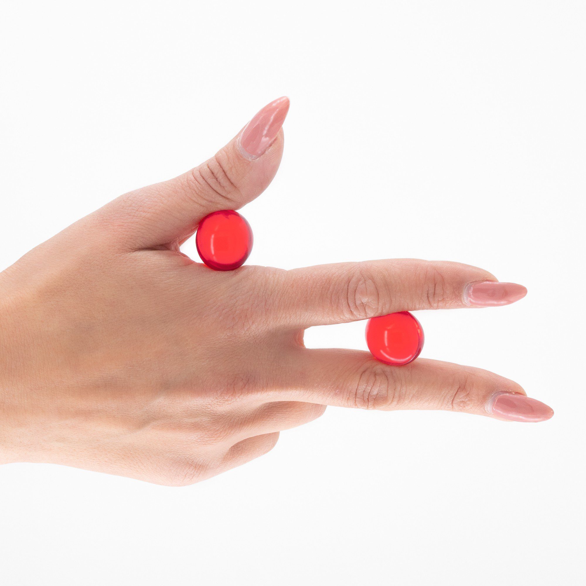 Bolinhas lubrificantes c/sabor morango & chocolate