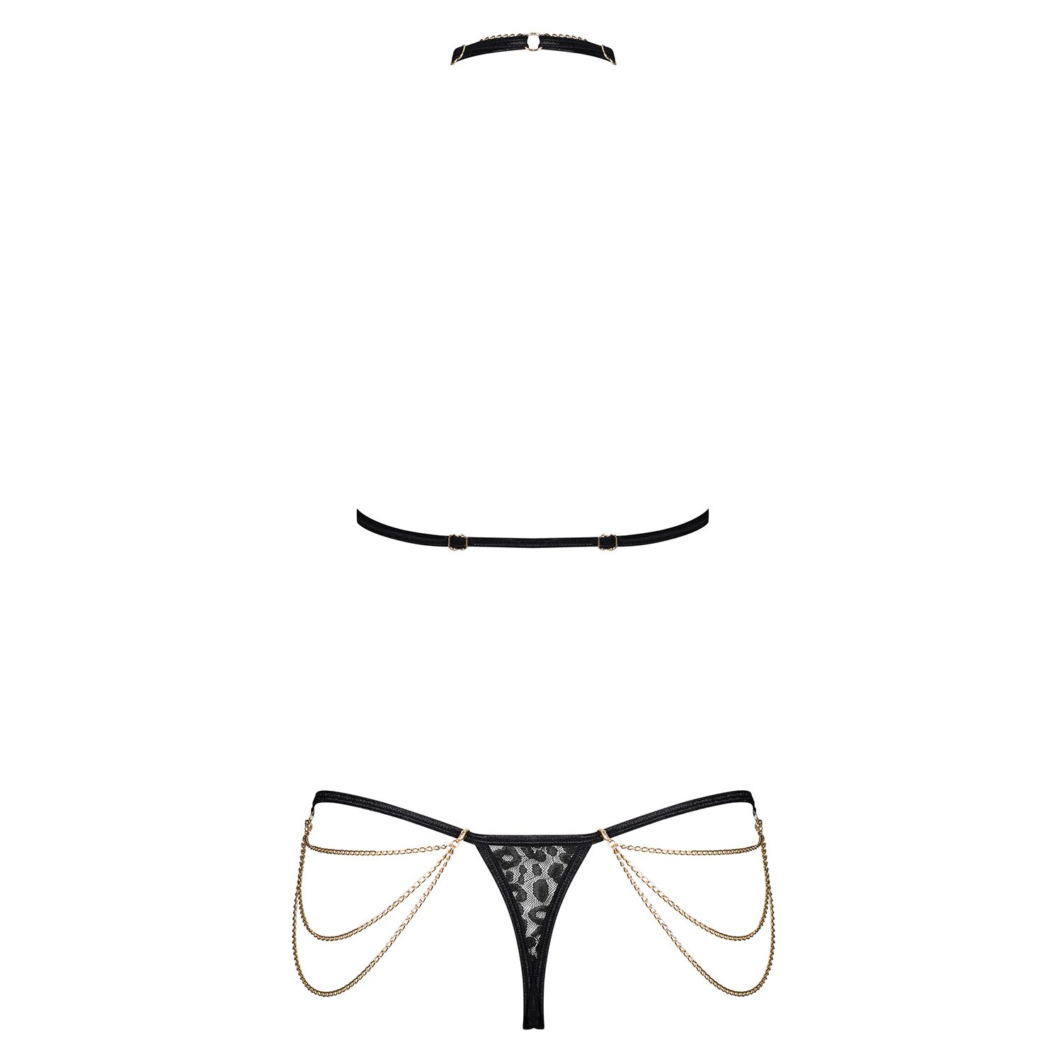 Conjunto pantheria obsessive preto