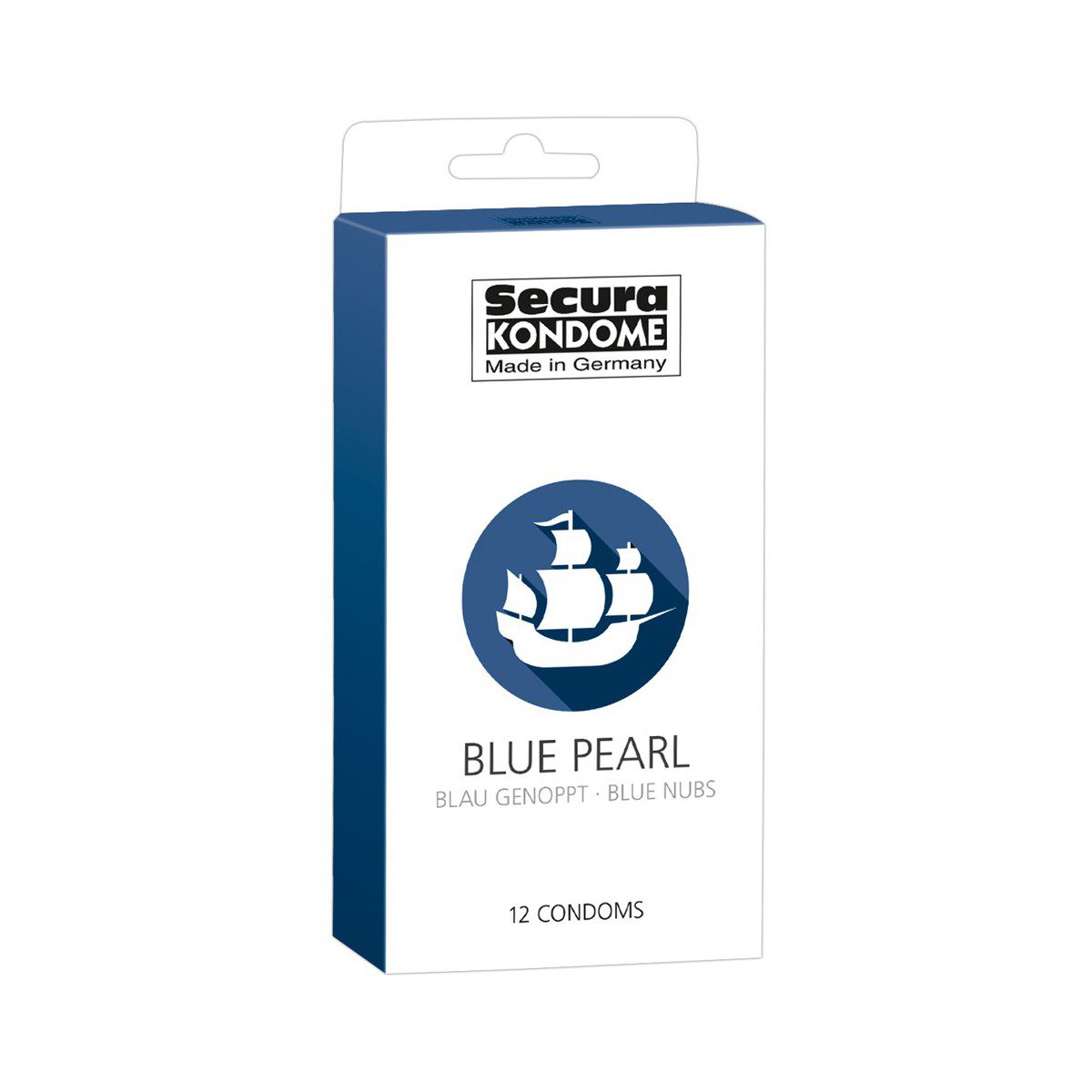 Preservativos secura kondome blue pearl