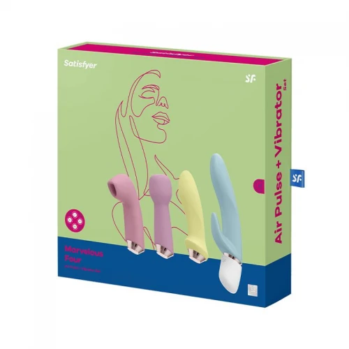 Conjunto de 4 vibradores satisfyer