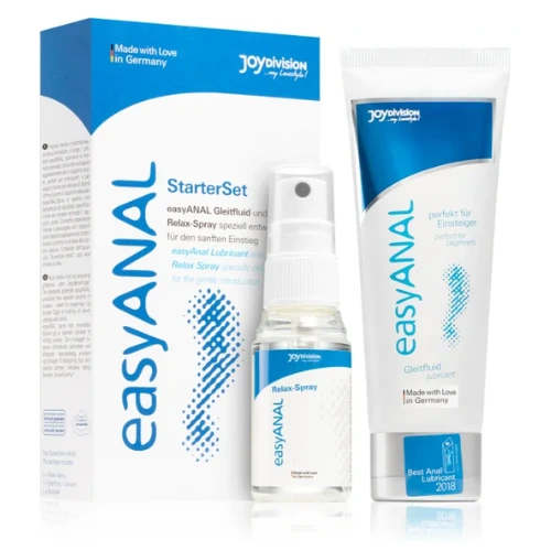 Lubrificante anal easy anal starter set e + relax