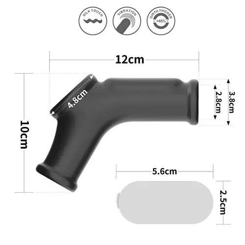 Manga para o pénis knights ring vibratória