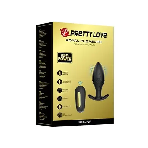 Plug anal com controlo remoto clave 18