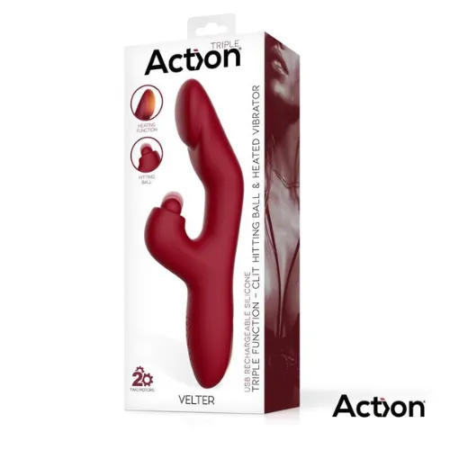 Velter Clit Hitting Ball & Heated Vibrator USB 50