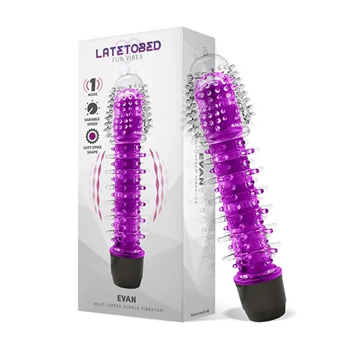 Vibrador Multivelocidade Evan Roxo