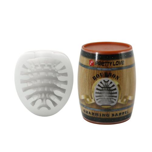 Bourbon barrel shaped male masturbator cl150