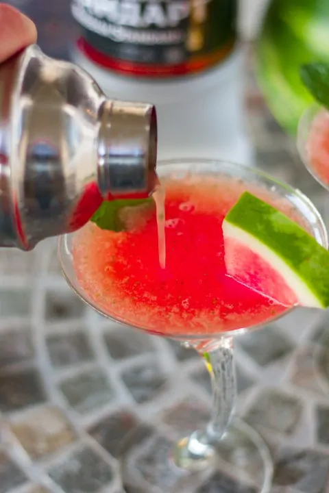 Watermelon Mint Martini - www.platingpixels.com