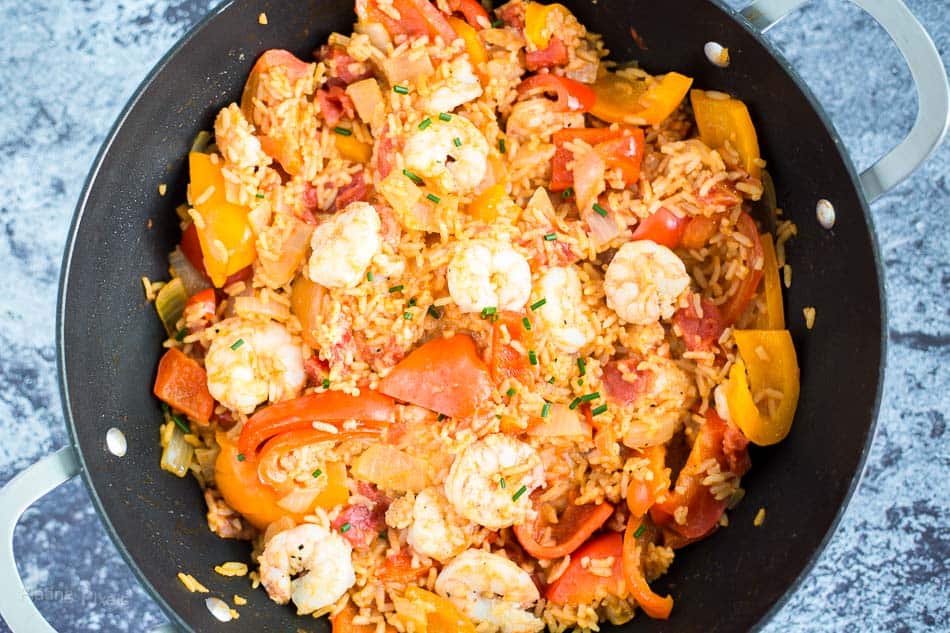 Easy Shortcut Shrimp Paella