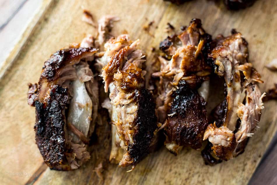 Carolina Style Grilled Baby Back Ribs recipe - www.platingpixels.com