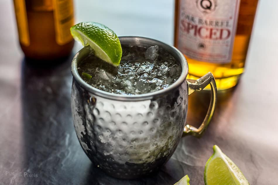 Spiced Caribbean Mule Cocktail recipe - platingpixels.com