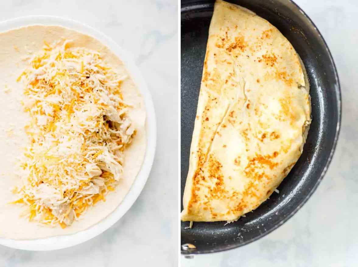 Easy Chicken Quesadillas Recipe - Plating Pixels