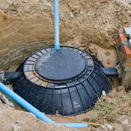 Septic-Tank-With-Cover-and-New-Install