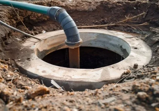 Septic-Tank-With-A-Pipe-Inside