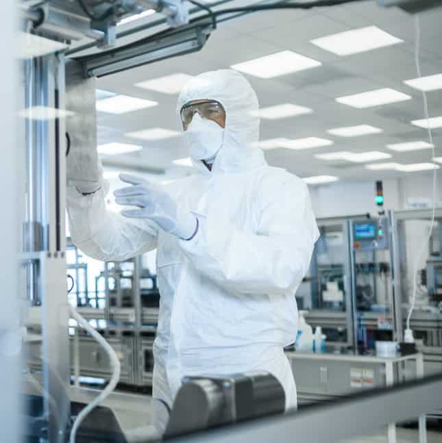 Cleanroom LS Masked Person