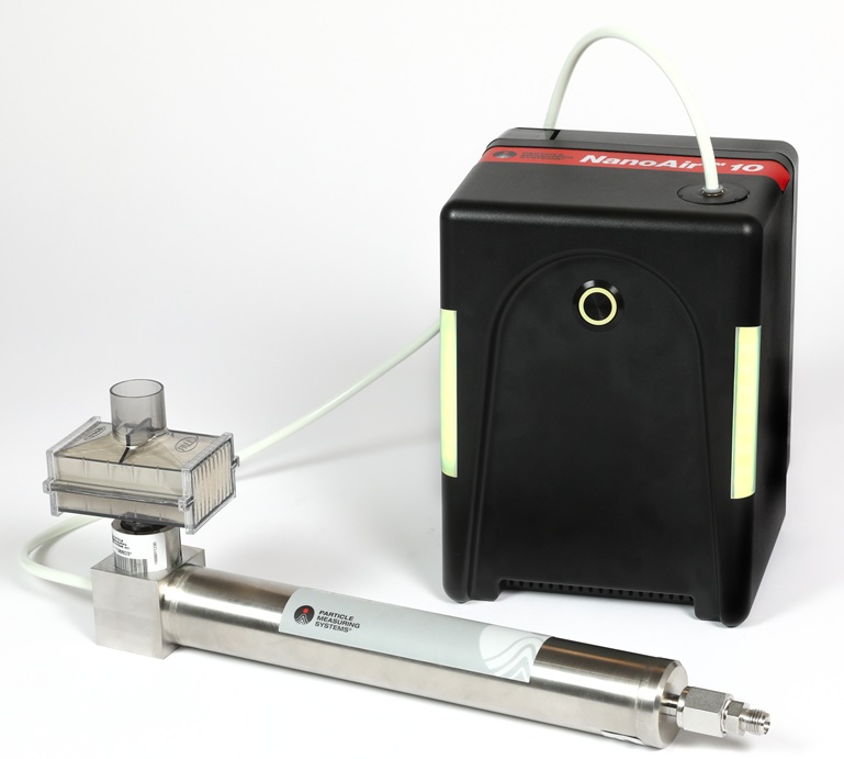 NanoAir CPC particle counter and HPD III
