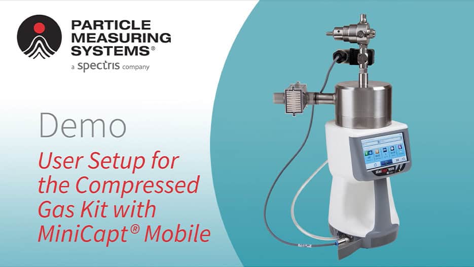 microbial monitoring for compressed gas