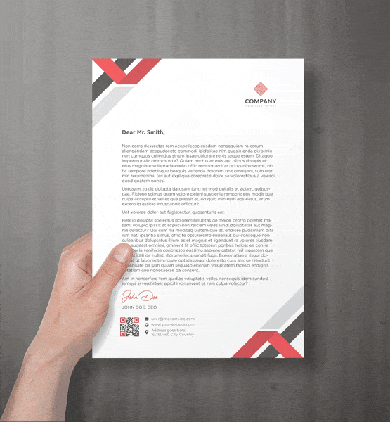 Printing Partners Variable Data Letter Animated GIF