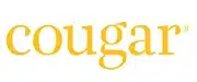 Logo of Cougar brand displayed in yellow text on a white background.
