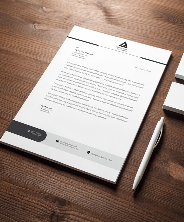 Custom Corporate Letterhead Printing Services