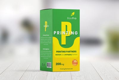 supplement packaging box printing