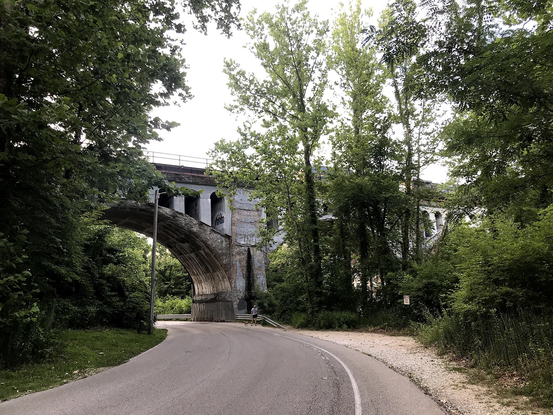 Historic Haunted Bridge in Avon, Indiana