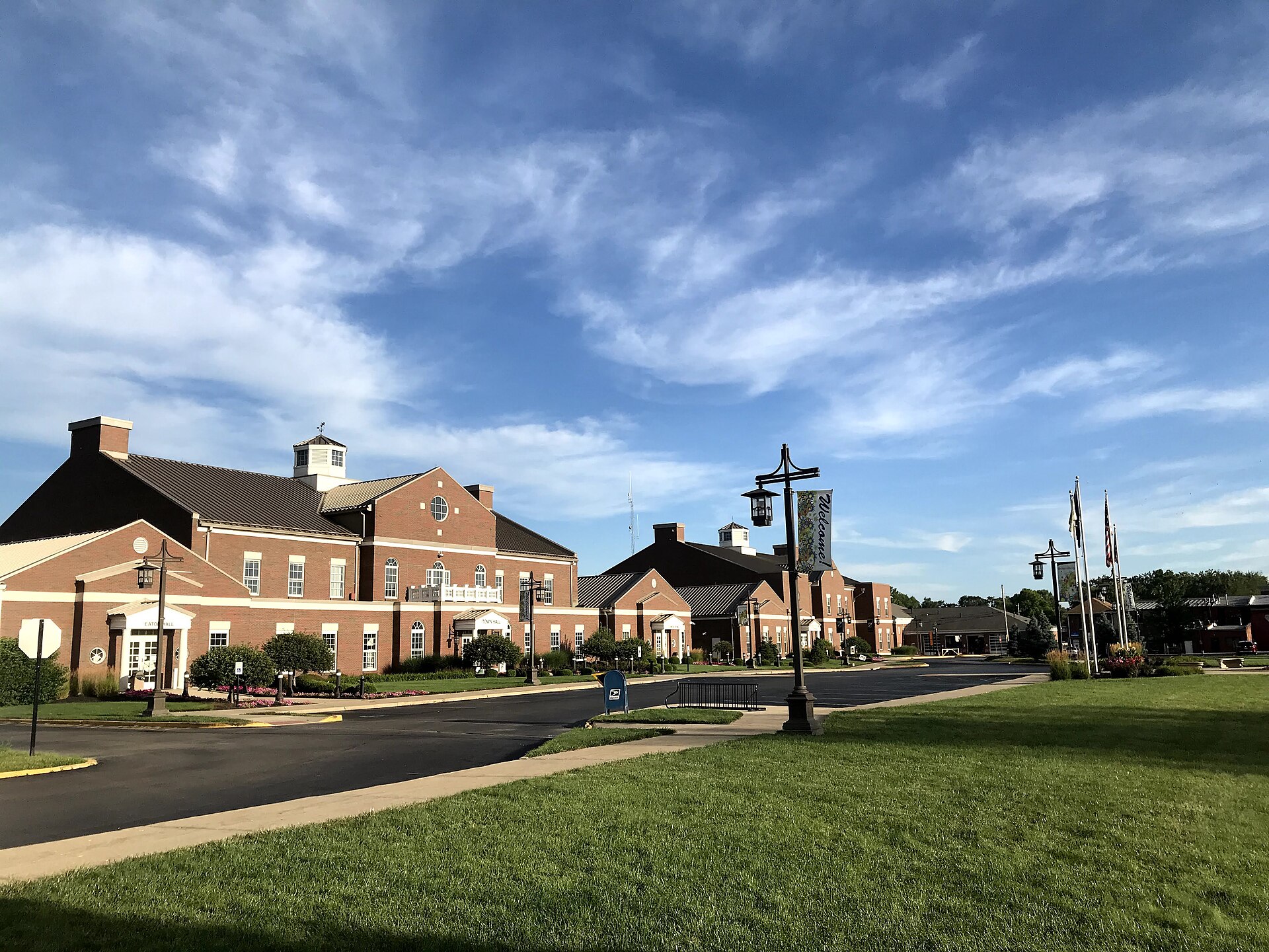 Brownsburg Town Hall and Police Station, Indiana