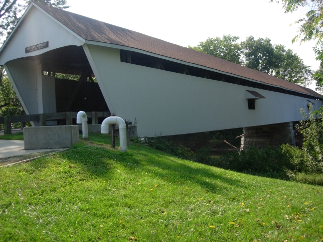 Potters Bridge covered bridge in Noblesville, Indiana