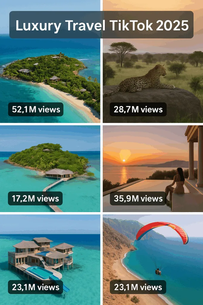  Luxury travel TikTok 2025 trending destinations compilation
