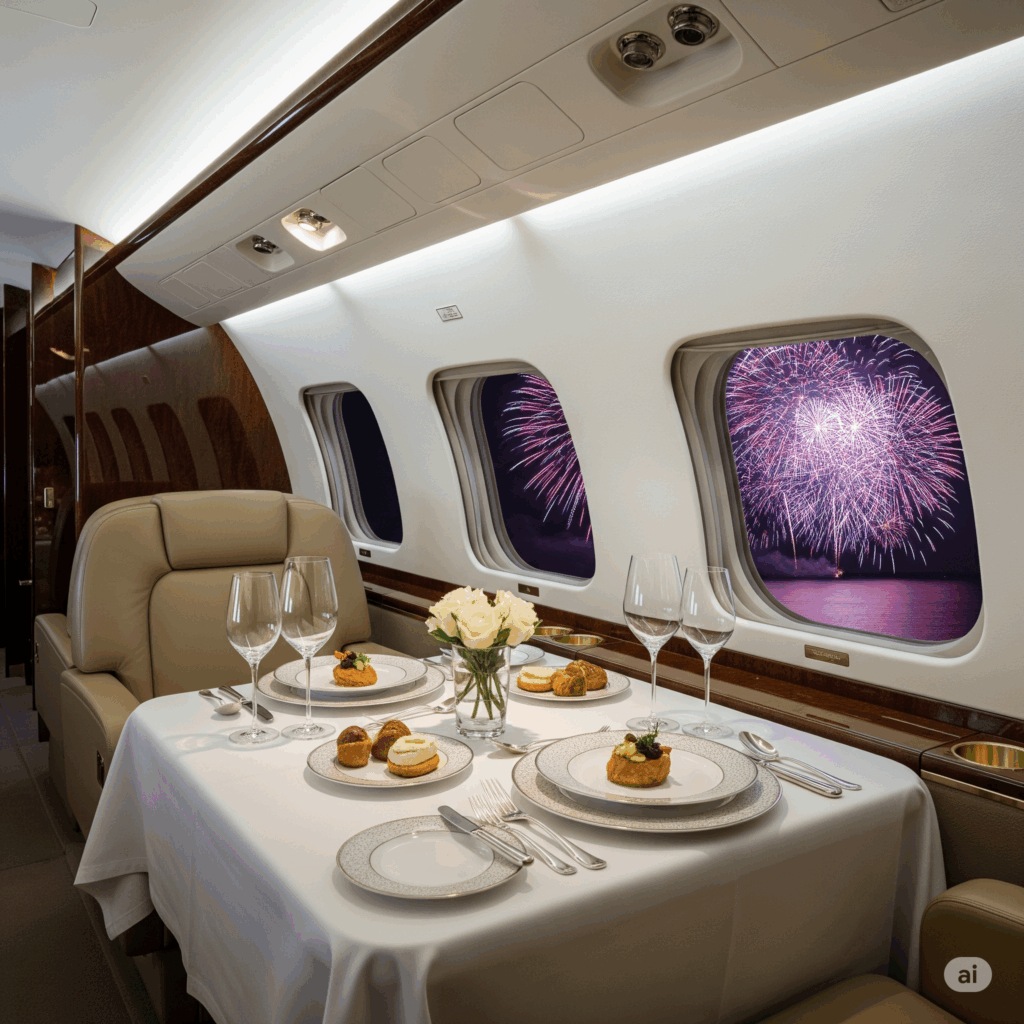 Private Jet July 4th Fireworks 2025