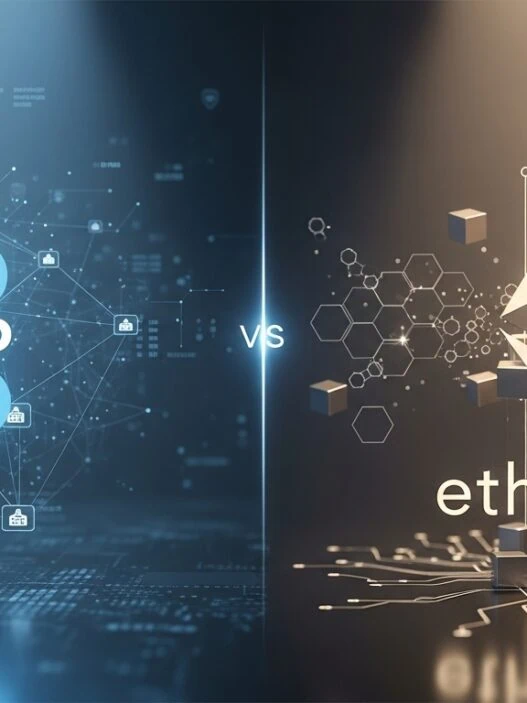 Institutional blockchain adoption comparison between XRP and Ethereum in modern financial infrastructure 2025