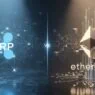 Institutional blockchain adoption comparison between XRP and Ethereum in modern financial infrastructure 2025