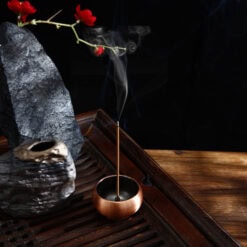 青瓷復古金屬供奉檀香線香插熏爐