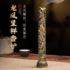 龍鳳呈祥》立式香爐線香插香座臥香爐擺件– 普雲閣
