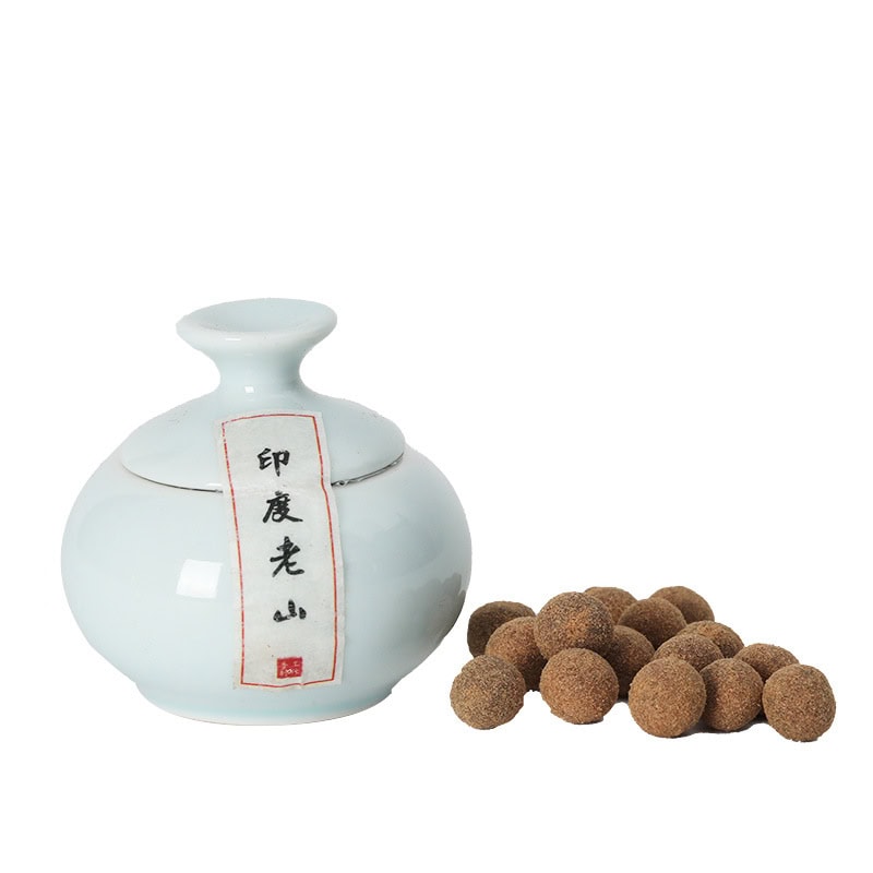 蜜製香丸手工蜜丸車載香丸陶瓷罐裝香丸球香囊：圖片 5