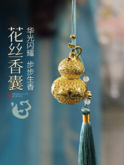 宮鈴香囊》葡萄花鳥紋銀香囊球可放香丸隨身掛飾– 普雲閣