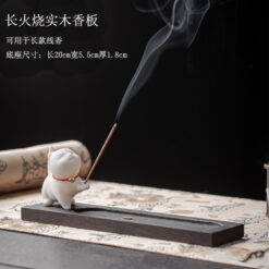 可愛貓咪陶瓷香薰爐擺件軟萌線香爐