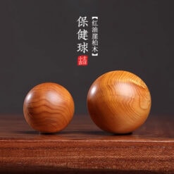 禪心太行崖柏木保健球手把件健身手球