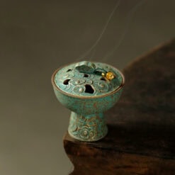 青金敦煌手作禪意香座祥雲盤香爐– 普雲閣