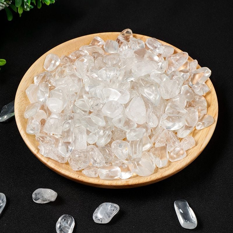 天然透亮白水晶碎石白水晶消磁石：圖片 3