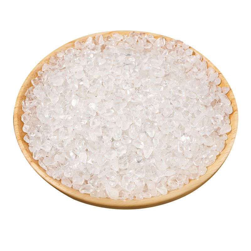 天然透亮白水晶碎石白水晶消磁石：圖片 4
