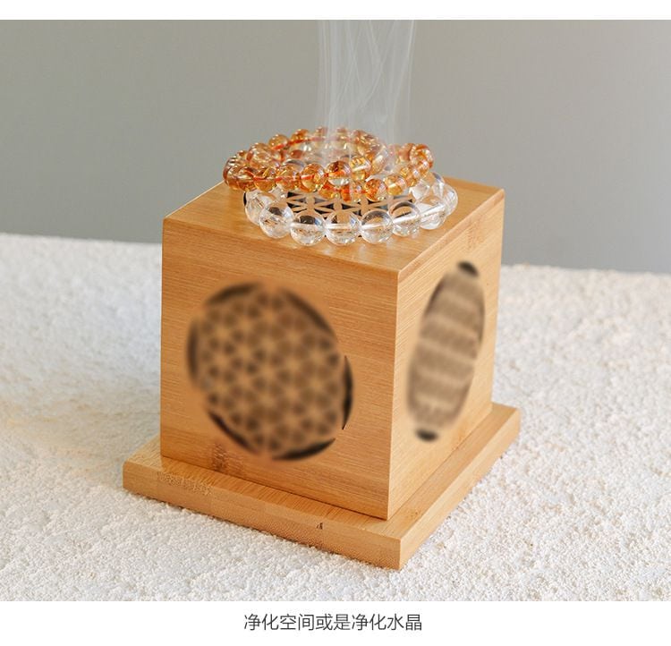 水晶消磁聖木燃燒器皿塔香盤香爐