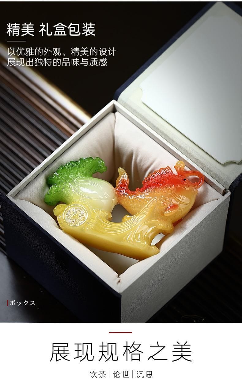 百財富余遇水變色茶寵辦公室茶桌裝飾品