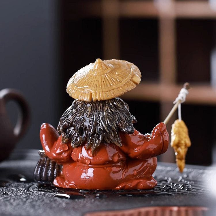願者上鉤魚翁變色茶寵擺件裝飾品：圖片 3