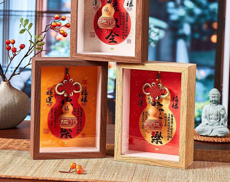 福祿擺件葫蘆掛件辦公室裝飾品